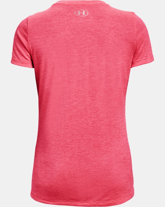 Women's UA Tech™ Twist T-Shirt, Pink, pdpMainDesktop image number 5